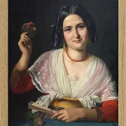 Eine römische Frau im Kostüm – 1847