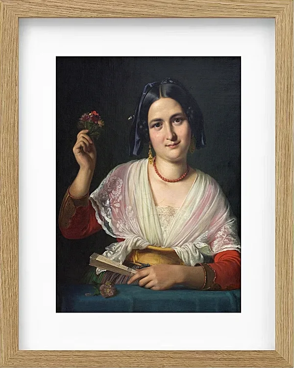 Eine römische Frau im Kostüm – 1847