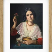 Eine römische Frau im Kostüm – 1847