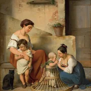 Eine römische Straßenszene – 1833