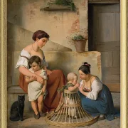 Eine römische Straßenszene – 1833