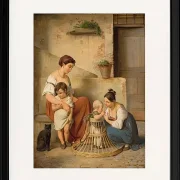 Eine römische Straßenszene – 1833