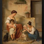 Eine römische Straßenszene – 1833