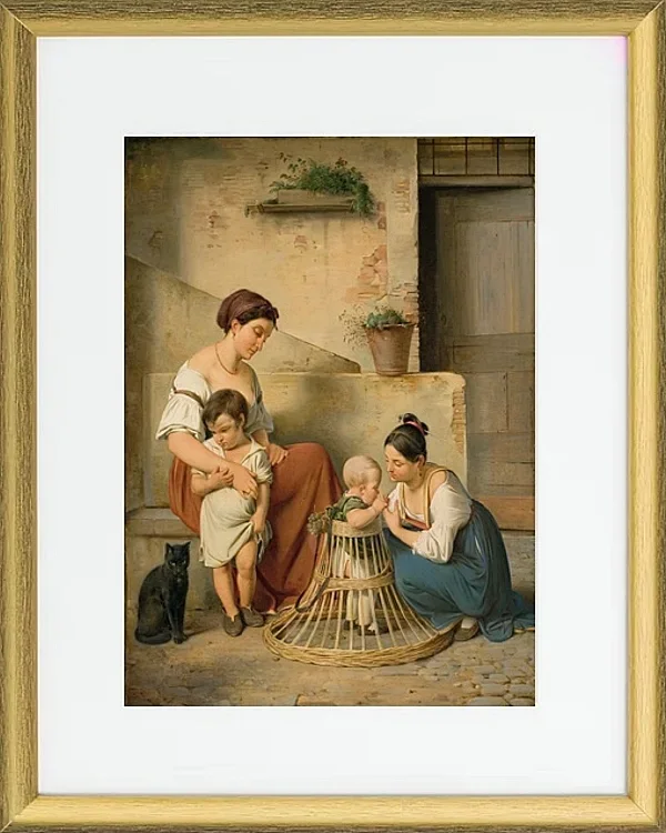 Eine römische Straßenszene – 1833