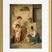 Eine römische Straßenszene – 1833