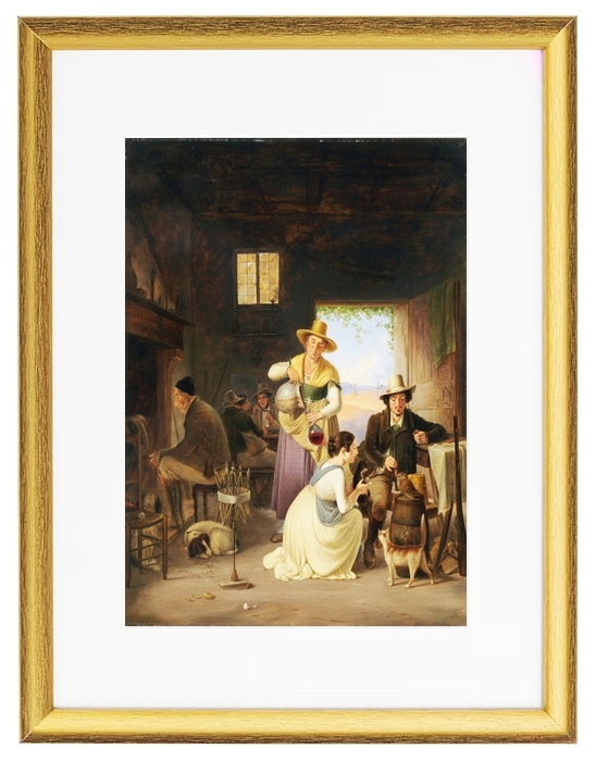 Jäger in einer Taverne – 1834