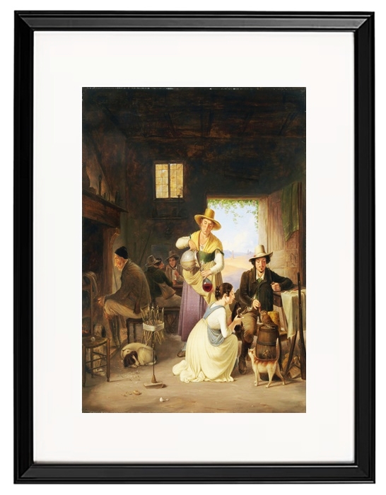 Jäger in einer Taverne – 1834