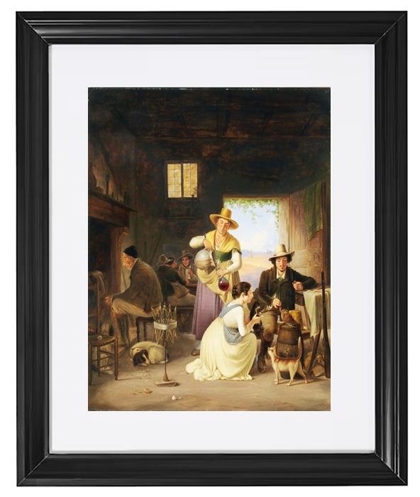 Jäger in einer Taverne – 1834