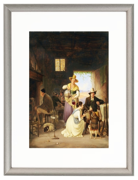 Jäger in einer Taverne – 1834