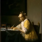 Eine schreibende Dame - 1665