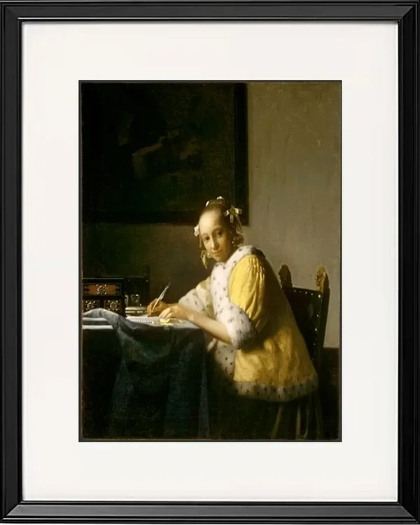 Eine schreibende Dame - 1665