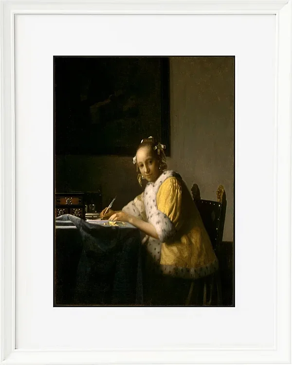 Eine schreibende Dame - 1665