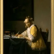 Eine schreibende Dame - 1665