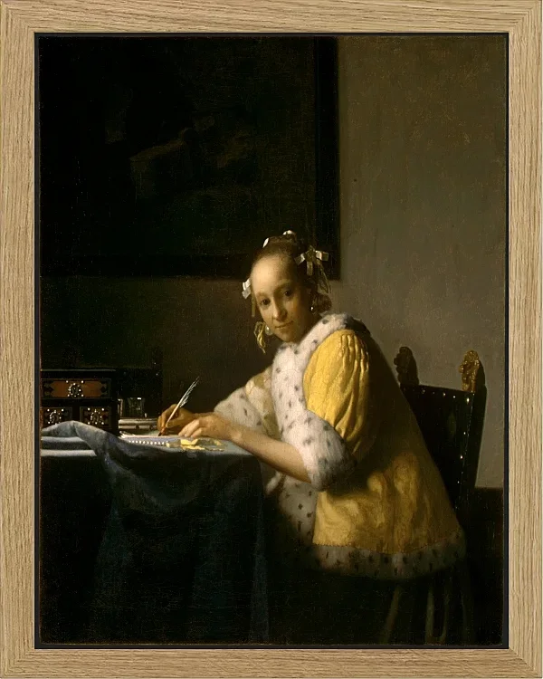 Eine schreibende Dame - 1665