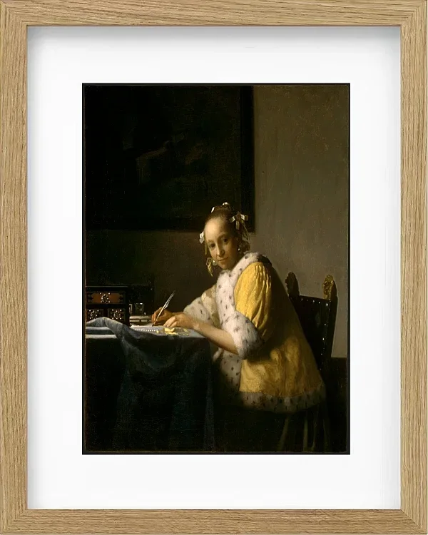 Eine schreibende Dame - 1665