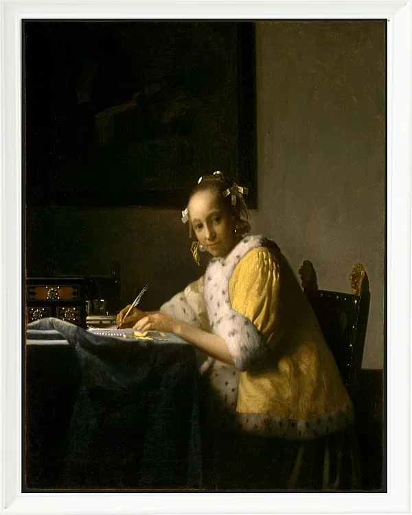 Eine schreibende Dame - 1665