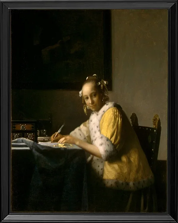 Eine schreibende Dame - 1665