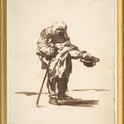 Bettler mit einem Stab in der Hand - 1812