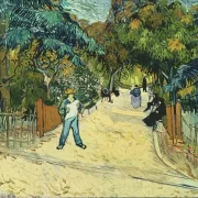 Indgang til de offentlige haver i Arle - 1888