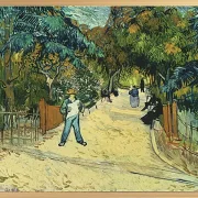 Indgang til de offentlige haver i Arle - 1888