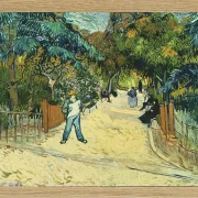 Indgang til de offentlige haver i Arle - 1888