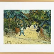 Indgang til de offentlige haver i Arle - 1888