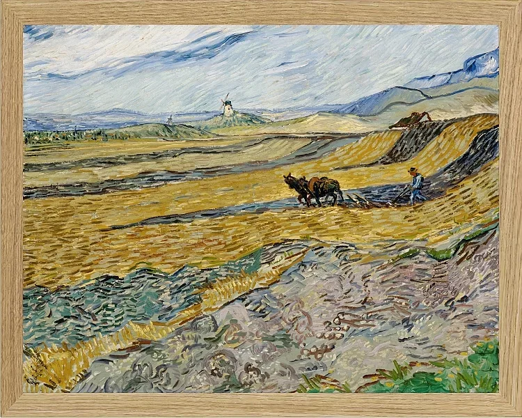 Indelukket mark med plovmand - 1889