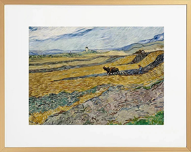 Indelukket mark med plovmand - 1889