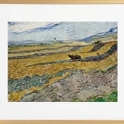 Indelukket mark med plovmand - 1889