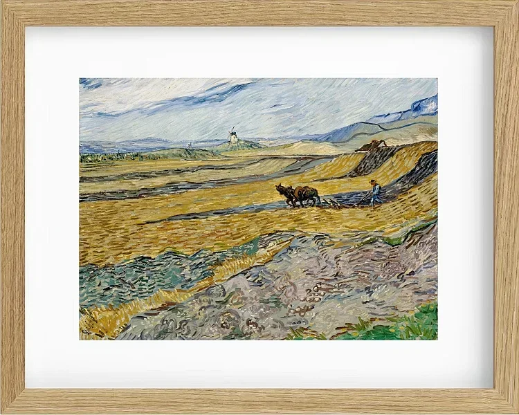 Indelukket mark med plovmand - 1889