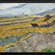 Indelukket mark med plovmand - 1889