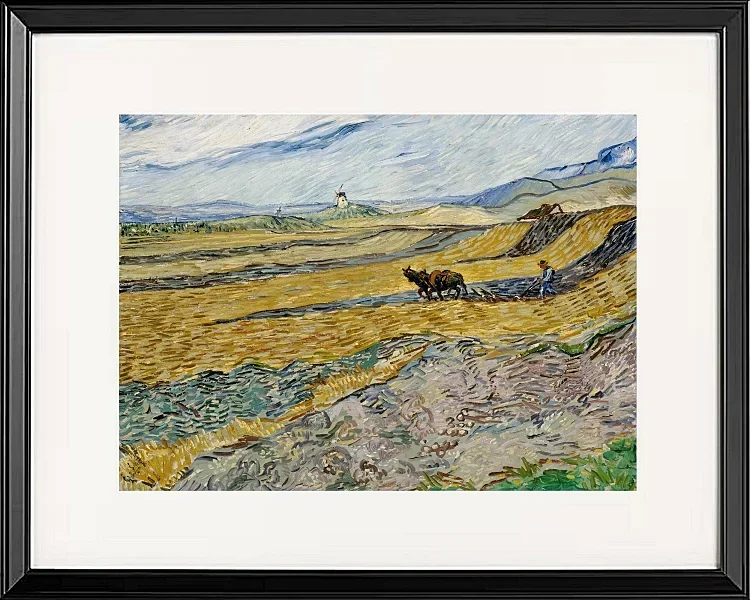 Indelukket mark med plovmand - 1889