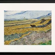 Indelukket mark med plovmand - 1889