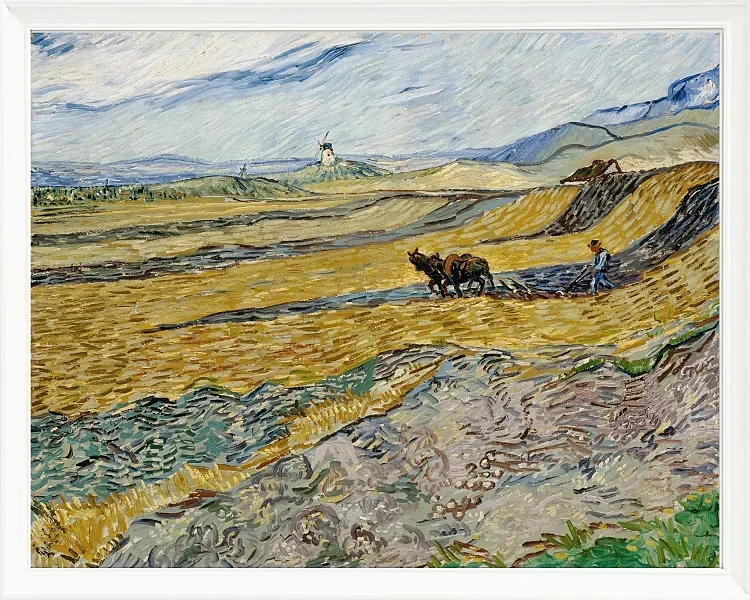 Indelukket mark med plovmand - 1889