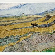 Indelukket mark med plovmand - 1889