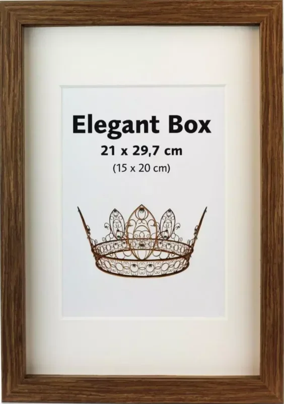 Elegant Box brun – Billedrammer til engrospriser