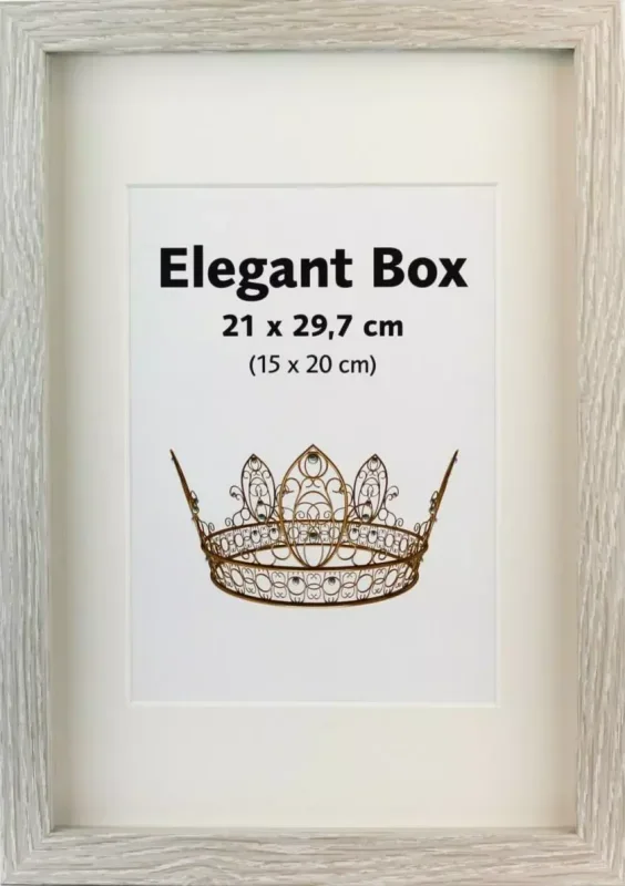 Elegant Box grå – Billedrammer til engrospriser