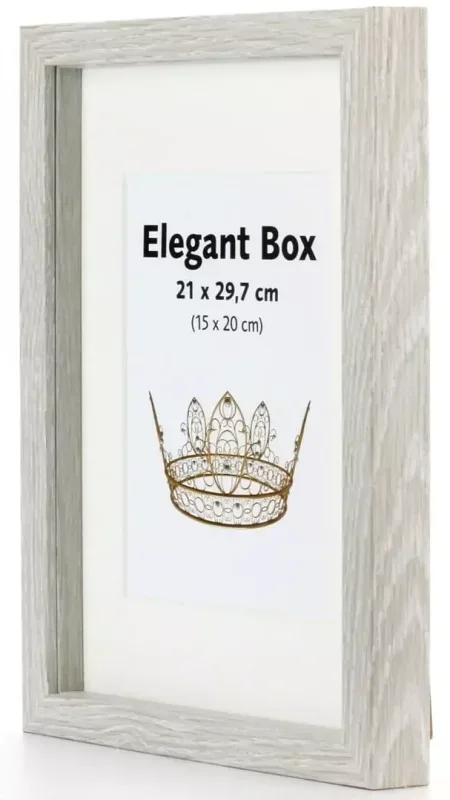 Elegant Box grå – Billedrammer til engrospriser