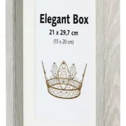 Elegant Box grå – Billedrammer til engrospriser