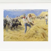 Ernten in den Abruzzen. Stadt Antino – 1890