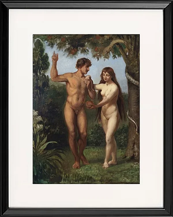 Eva verführt Adam – 1830