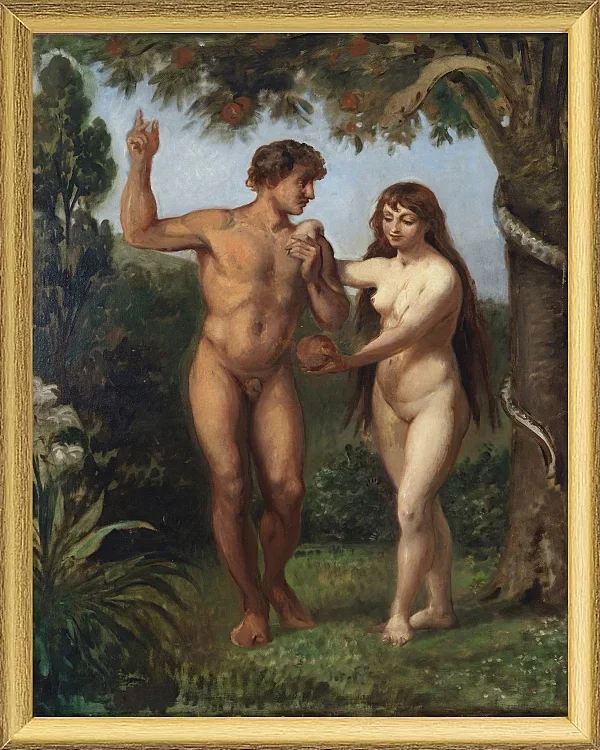 Eva verführt Adam – 1830