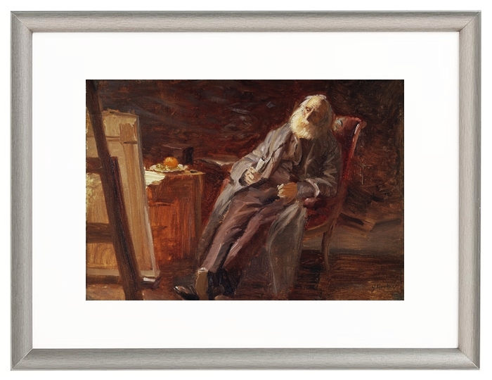 Der Maler Vilhelm Kyhn raucht seine Pfeife – 1903