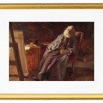 Der Maler Vilhelm Kyhn raucht seine Pfeife – 1903