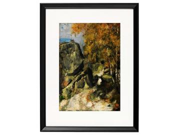 Felsen im Wald, Fontainebleau - 1865