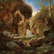 Felsenkessel mit Wildwasser  - 1840