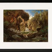 Felsenkessel mit Wildwasser  - 1840
