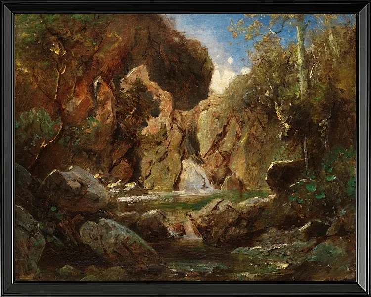 Felsenkessel mit Wildwasser  - 1840