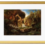 Felsenkessel mit Wildwasser  - 1840