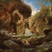 Felsenkessel mit Wildwasser  - 1840